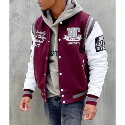 NCCU Motto 3.0 Varsity Jacket - Image 3