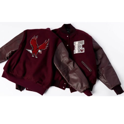 NCCU Eddie&Day Varsity Jacket - Image 3