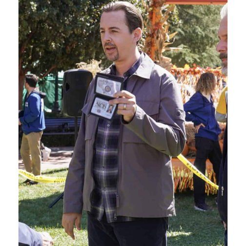 Sean Murray NCIS Season 20 Gray Jacket - Image 2