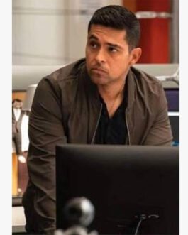 Wilmer Valderrama NCIS Bomber Brown Jacket
