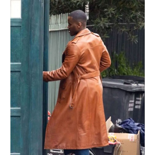 Doctor Who Fifteenth Doctor Leather Coat - Image 17