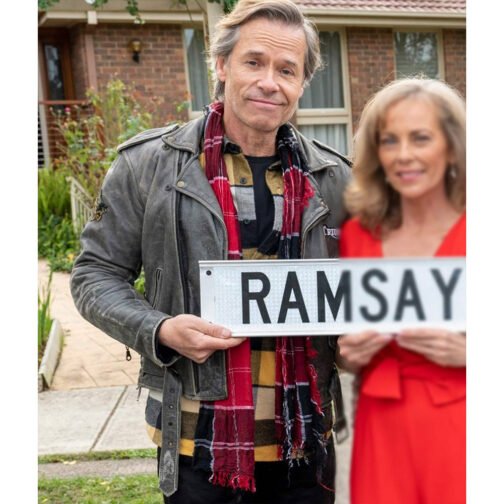 Guy Pearce Neighbours Leather Jacket - Image 5
