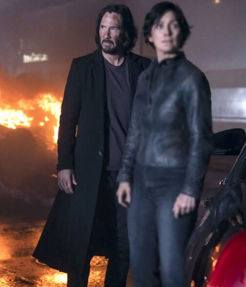 Keanu Reeves The Matrix 4 Coat - Image 5