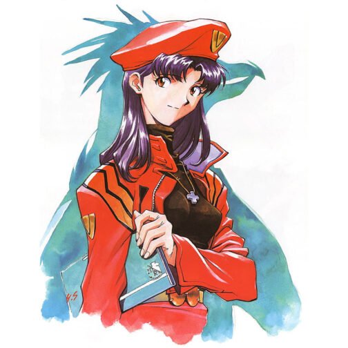 Misato Katsuragi Neon Genesis Evangelion Cropped Jacket - Image 14