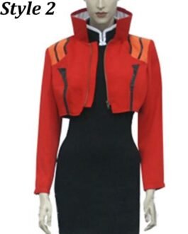 Misato Katsuragi Neon Genesis Evangelion Cropped Jacket