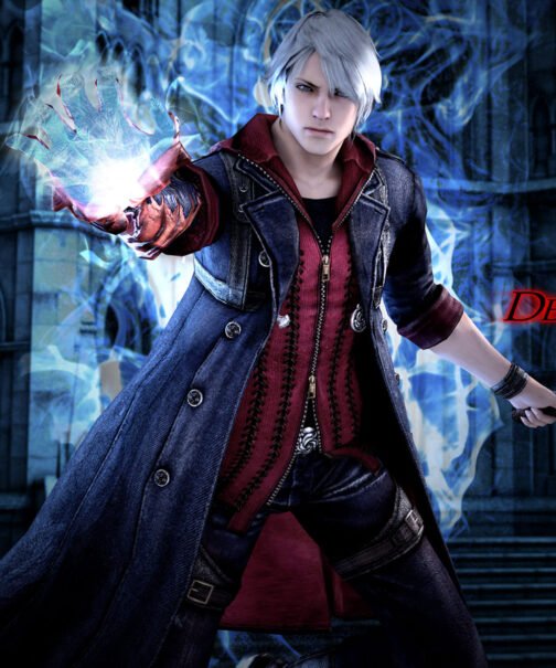 Devil May Cry 4 Nero Blue Coat - Image 2