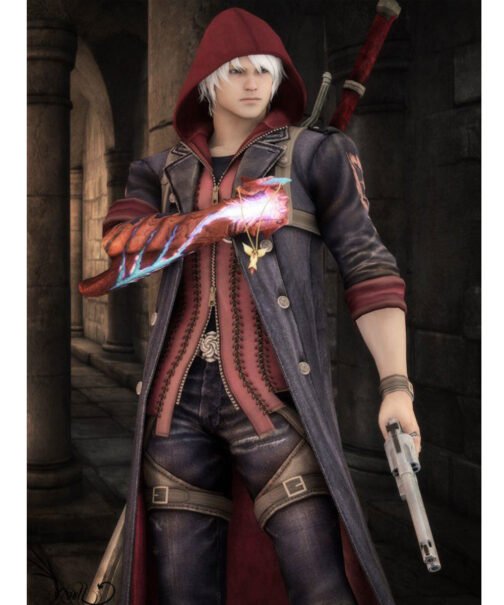 Devil May Cry 4 Nero Blue Coat - Image 5