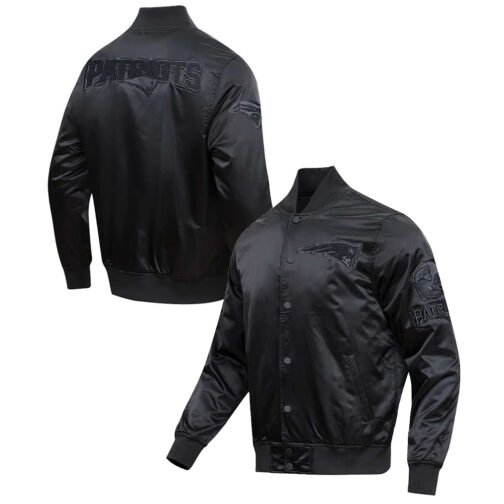 New England Patriots Black Triple Jacket - Image 3