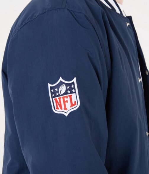 New England Patriots Bomber Blue Jacket - Image 7