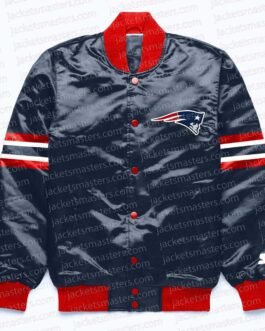 New England Patriots Button Down Navy Jacket