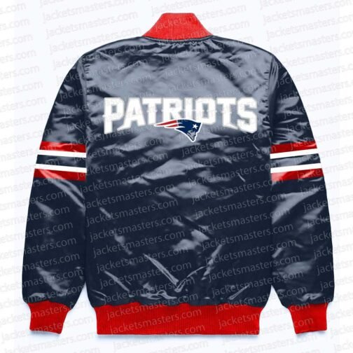 New England Patriots Button Down Navy Jacket - Image 2