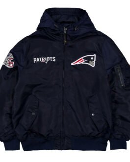New England Patriots Historic L-2B Hooded Bomber Jacket