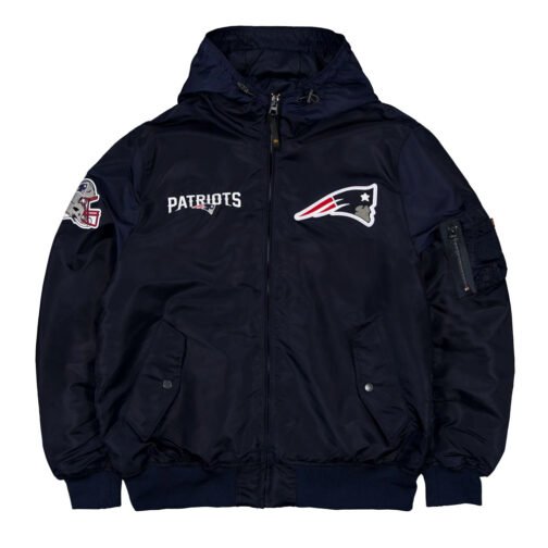 New England Patriots Historic L-2B Hooded Bomber Jacket