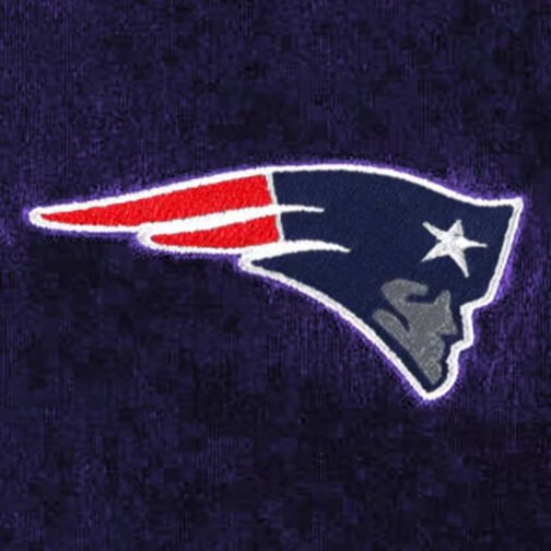New England Patriots Metallic Navy Jacket - Image 4