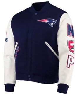Varsity New England Patriots Logo Jacket