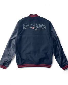 Varsity New England Patriots Navy Blue Jacket