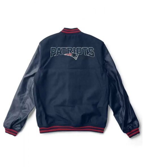 Varsity New England Patriots Navy Blue Jacket - Image 2
