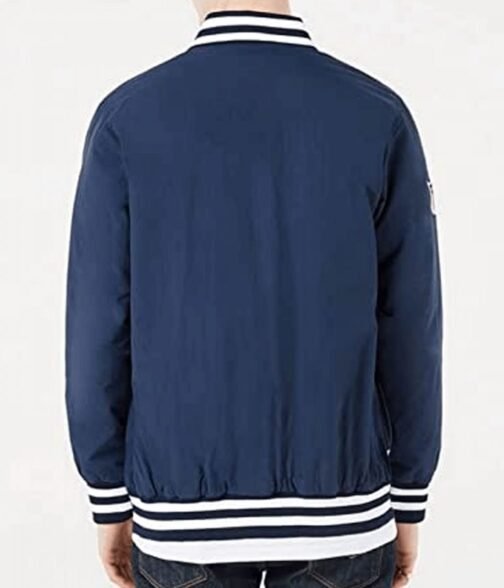 New England Patriots Bomber Blue Jacket - Image 5