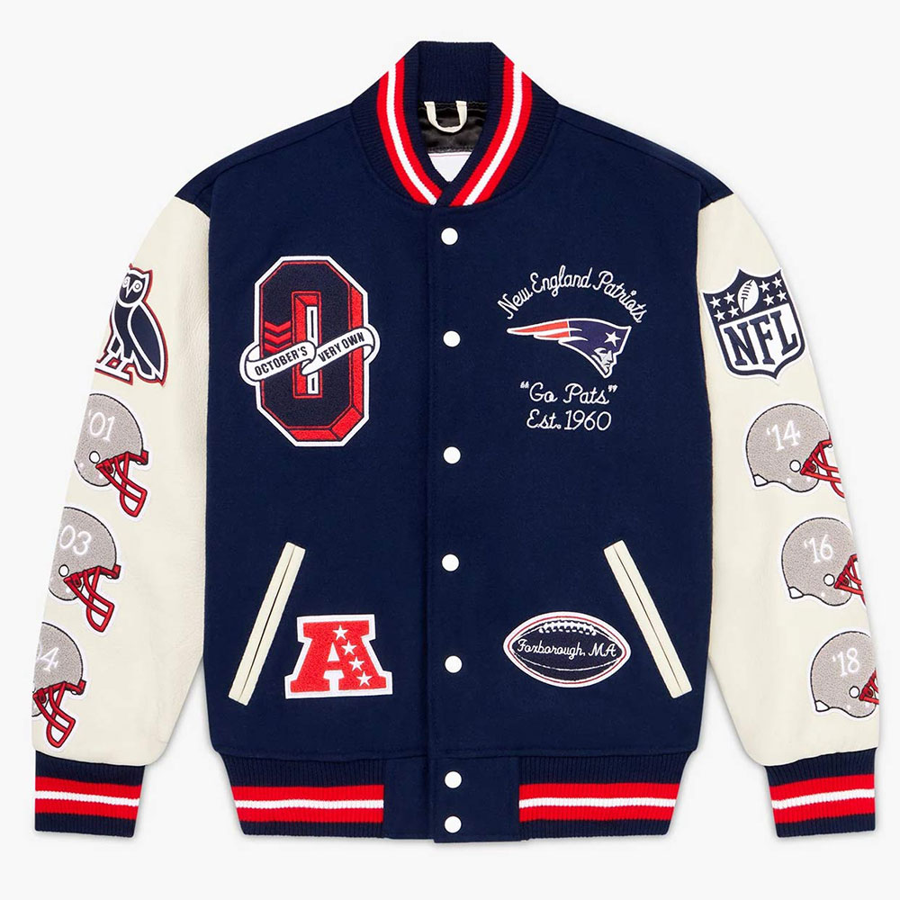 OVO New England Patriots Varsity Jacket