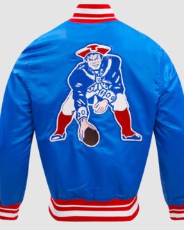 New England Patriots Retro Classic Rib Jacket