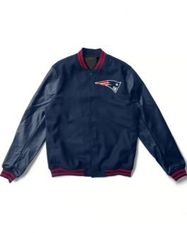 Varsity New England Patriots Navy Blue Jacket