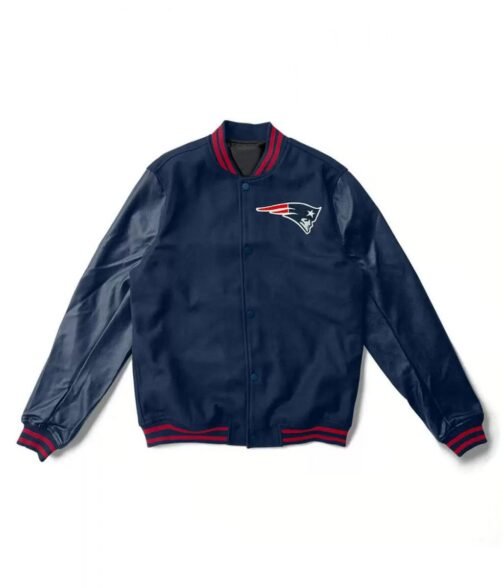 Varsity New England Patriots Navy Blue Jacket