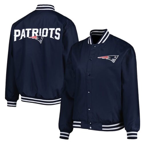 Navy New England Poly Twill Jacket - Image 3