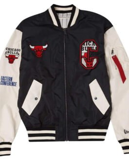 Chicago Bulls New Era Bomber Jacket