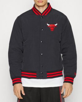 New Era Chicago Bulls Team Logo Nylon Jacket