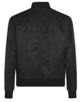 Black New Jersey Devils Lightweight Bomber Nylon Jacket