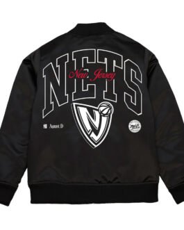 New Jersey Nets Full-Zip Bomber Jacket