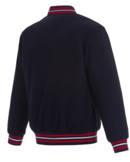 Varsity New Orleans Pelicans Navy Blue Wool Jacket