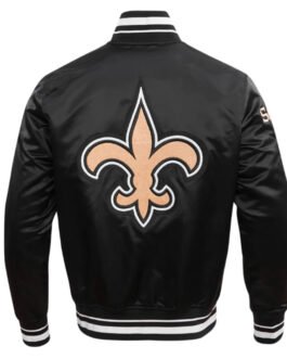 New Orleans Saints Mashup Classic Rib Satin Jacket