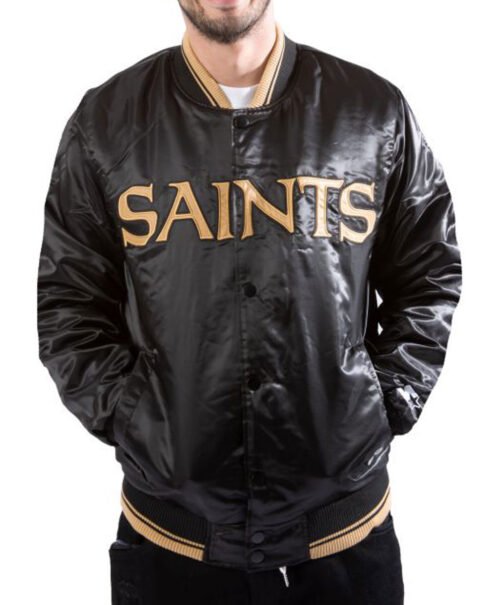 New Orleans Saints Starter Satin Jacket - Image 2