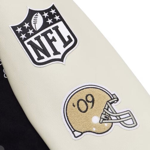 OVO New Orleans Saints Varsity Jacket - Image 5