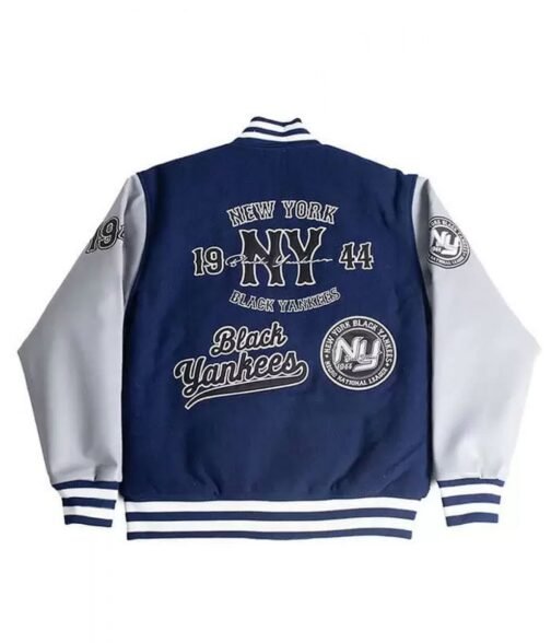 NY Black Yankees 1944 Baseball Jacket - Image 3