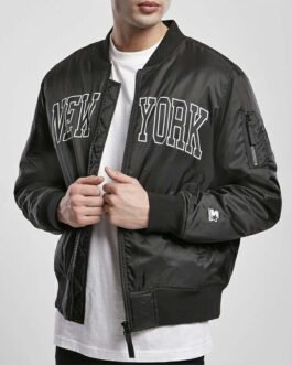 NY Black Bomber Jacket