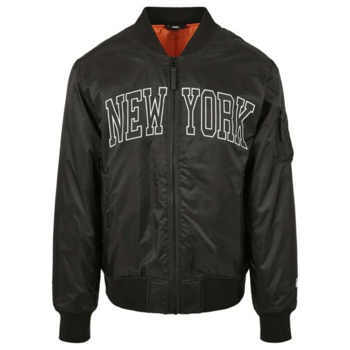 NY Black Bomber Jacket - Image 6
