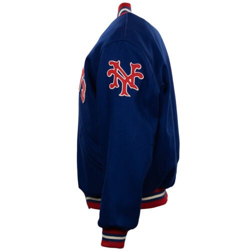 NY Giants 1932 Varsity Blue Jacket - Image 4