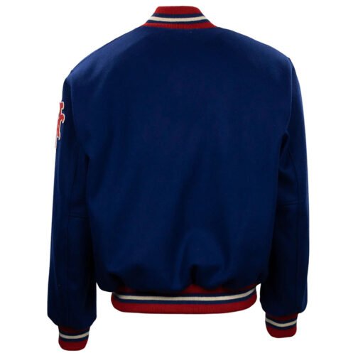 NY Giants 1932 Varsity Blue Jacket - Image 2