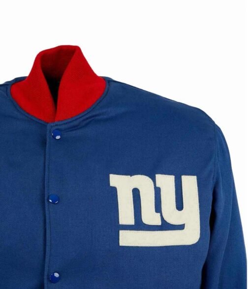 Varsity 1959 NY Giants Blue Jacket - Image 4