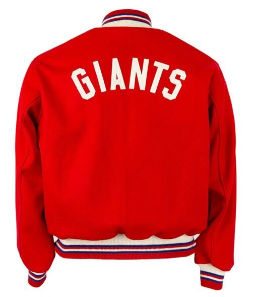 Varsity NY Giants 1961 Red Wool Jacket - Image 2