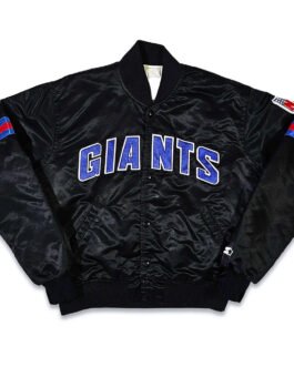 80’s New York Giants Black Bomber Jacket