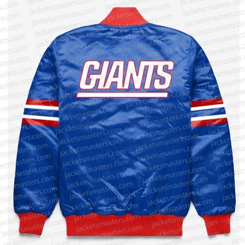 New York Giants Button Down Royal Jacket - Image 2