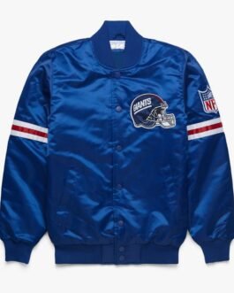 NFL Satin Seattle Seahawks Royal Blue Jacket
