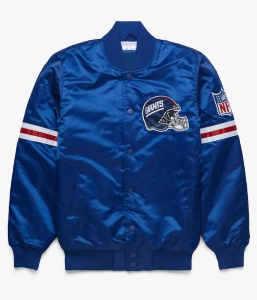 NFL Satin Seattle Seahawks Royal Blue Jacket