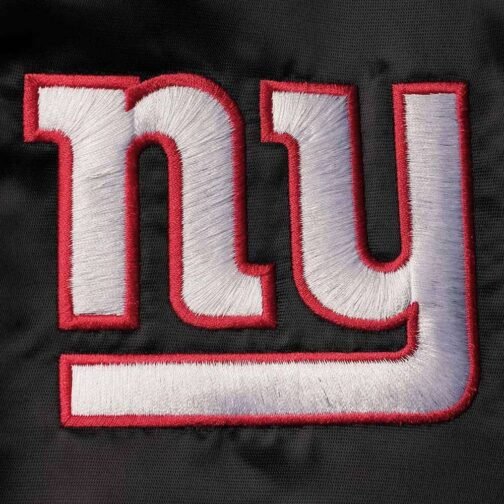 NY Giants Locker Room Black Jacket - Image 4