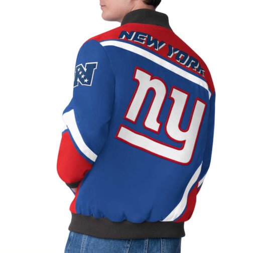 NY Giants Maximum Racing Royal Jacket - Image 2