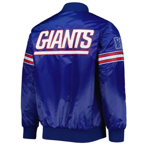 NY Giants The Pick and Roll Royal Jacket - Image 2
