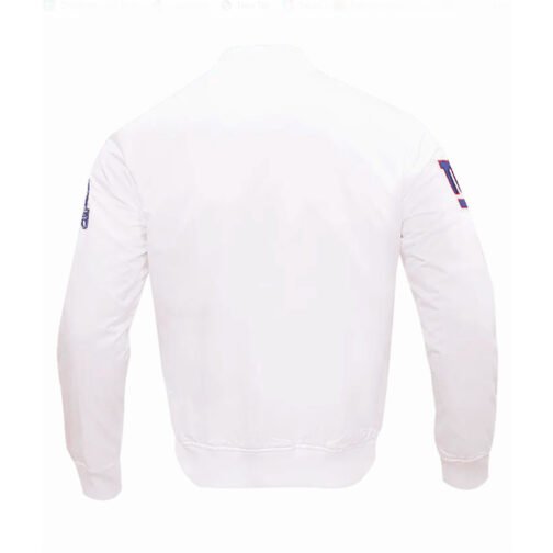 New York Giants Wordmark Satin Jacket - Image 6